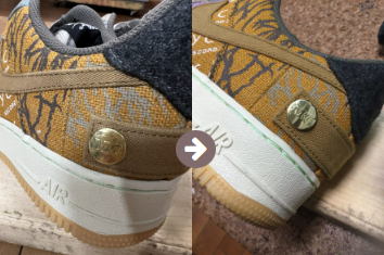 金メッキ補修 靴ボタン